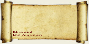 Hana Spasić vizit kartica